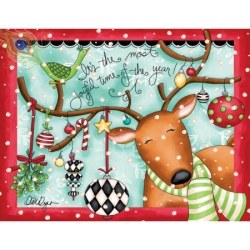 Joyful Reindeer Boxed Christmas Cards